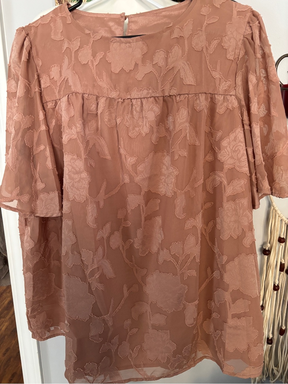 Lined top- no brand size Large NWOT